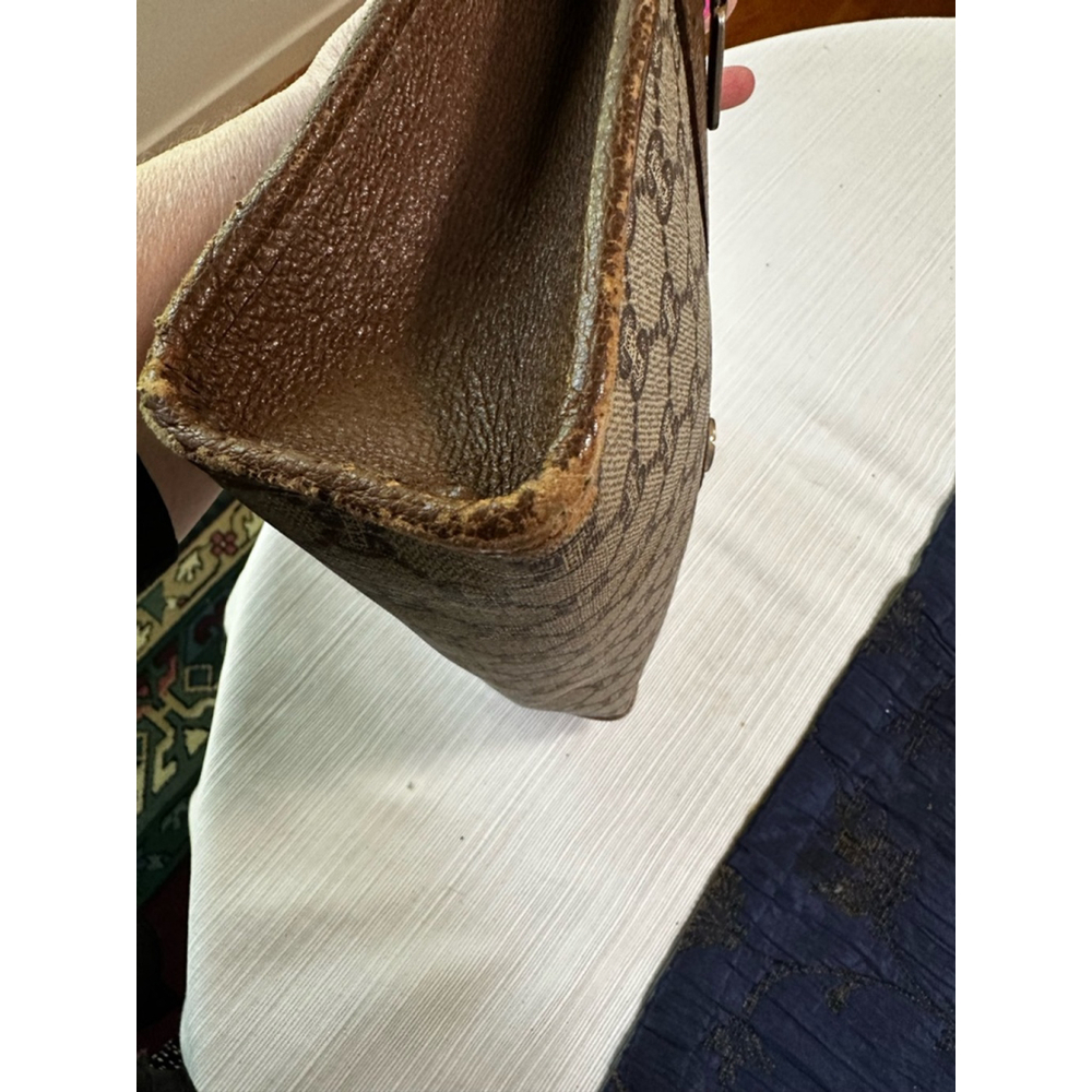 Gucci Plus Beige Brown Vintage Clutch Bag - Picture 12 of 16